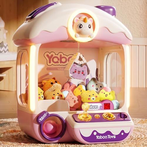 Large Claw Machine for Kids Unicorns, Vending Machine Toys for Girls 5 6 7 8 Year Old, Candy and Prize Electronic Dispenser Game Ages 5-7 6-8, Birthday Gift for 3 4 5 6 Year Old - style: Unicorns