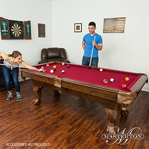 EastPoint Sports Masterton Billiard Bar-Size Pool Table 87 Inch or Cover – Perfect for Family Game Room