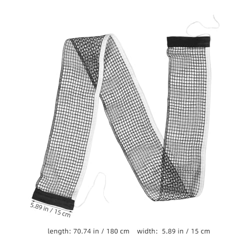 MAGICLULU Portable Foldable Polyester-Cotton Table Tennis Net Replacement for Indoor Outdoor Use Lightweight Trainer Target Net with Easy Assembly Suitable for Any Standard Pingpong Table