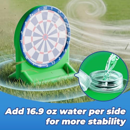 iPlay, iLearn Kids Fun Pool Toys, Inflatable Dart Board Water Games, Swimming Pool Floats, Beach Yard Outdoor Play, Backyard Party Birthday Gift for 6 7 8 9 10 12 Years Old Boys Girls Teen Adult-Green