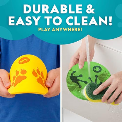 National Geographic Kids Wild Movers Animal Activity Game – Active Play & Animal Movement Game for Kids Ages 3+, Preschool Early Learning Activity with Dice, Landing Pads & Play & Learn Cards - style: Wild Movement Game