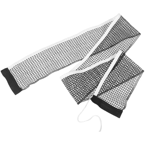 Polyester-Cotton Table Tennis Replacement Net Tight Mesh Indoor-Outdoor Pingpong Net Accessory for Standard Tables Easy Fast Assembly Versatile Training Mesh
