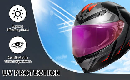 AGV K6 and K6S Visor (Rose red) - color: Rose Red