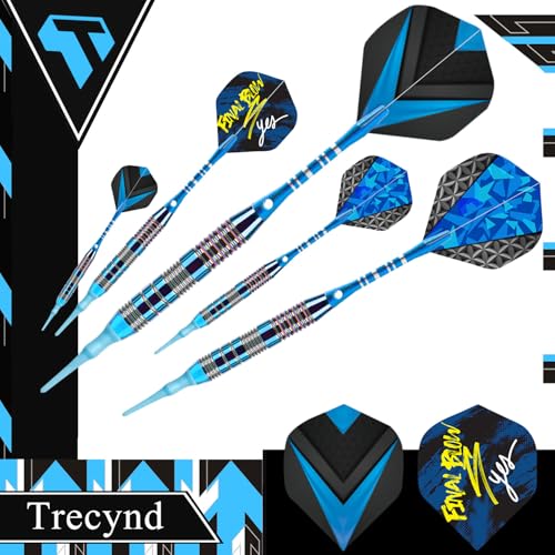 Soft Tip Darts Set 3 Aluminum Shaft Professional Darts Plastic Tip Sets 2BA Replacement Tips + Extra 3 Dart Flights 3 Replace Plastic Shafts for Electronic Dart Board - color: Deep Blue