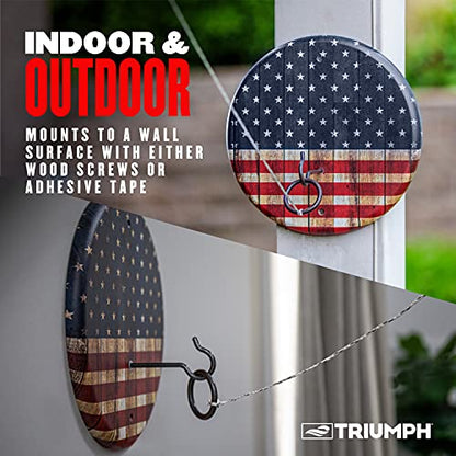 Triumph Sports Viva Sol Premium Hook and Ring Target Game for Use Indoors and Outdoors. Multiple Options.