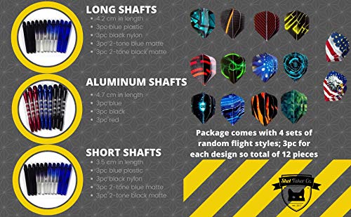 Deluxe Darts Tune up Kit Box | Flights, Sharpener, Shafts, O-Rings, Flight Savers, Accessories (10416-Essential) - color: 10416-Essential