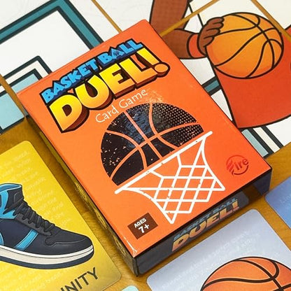 Card Game – Fast-Paced Puzzle & Strategy Basketball Game for Kids, Teens & Adults | 2–5 Players or Team Play | Ages 7+ | Youth Basketball to NBA-Inspired Sports Family Game Night Fun