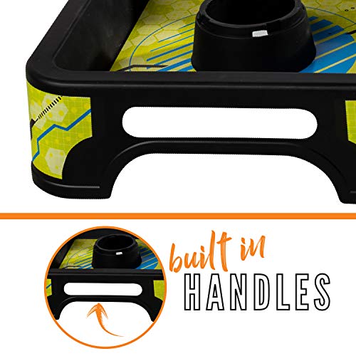 Franklin Sports Washer Set - (2) 12" x 12" Folding Targets - Portable Fun - Perfect for Beach, Tailgating, Parties - Replacement Bottle Cap Washers - style: Stackable