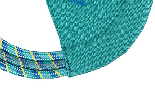 Ruffwear, Pacific Ring Dog Toy, Interactive Fetch and Tug Toy for Playing and Training, Aurora Teal - color: Aurora Teal