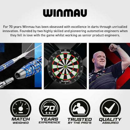 WINMAU Skull Design Deluxe Dartboard Cabinet - style: Blade 6