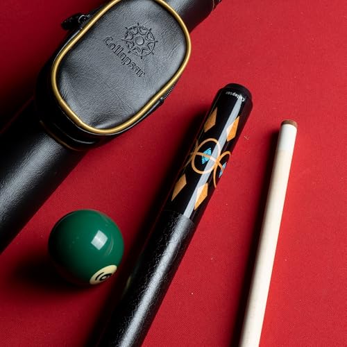 Collapsar CA Pool Stick with 1X1 Hard Case,58" Maple Professional Billiard Cue Stick,19-21 oz Pool Cue Set - color: CA001+Joint Protector+Hard Case, size: 21 ounce