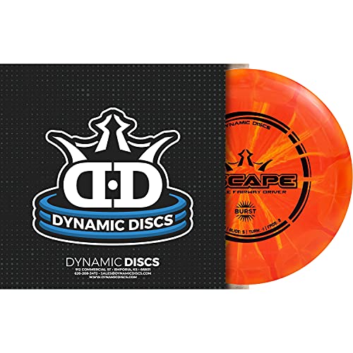 Dynamic Discs Prime Burst Escape Disc Golf Driver | Frisbee Golf Fairway Driver | Neutral Flying Golf Disc | Stamp Colors Will Vary - color: Orange