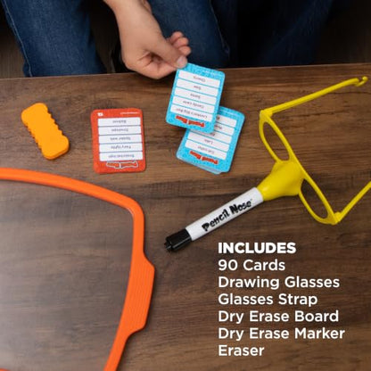 Pencil Nose Board Games for Family Night - The Ultimate Drawing Game - Kids Games, Family Game, Multi-Player, Party Game - Ages 8+ - style: Pencil Nose