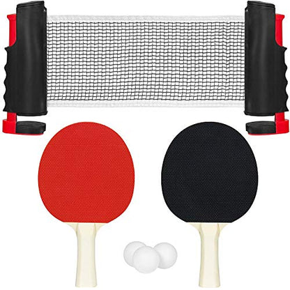 Portable Travel Table Tennis Ping Pong Indoor Or Outdoor Set