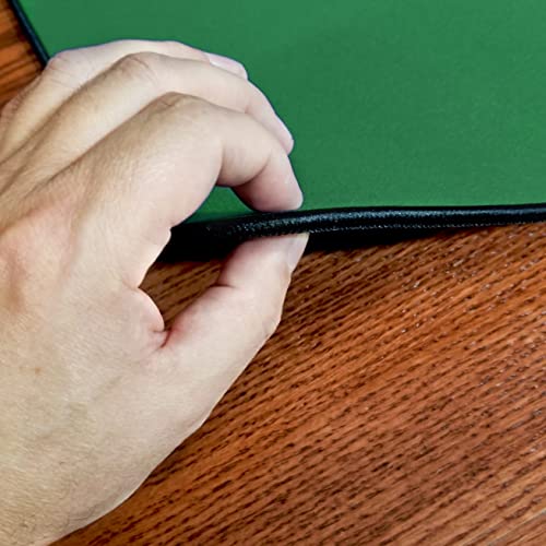 Board Game Playmat [3'x5'/Thick Super Cushioned/Stitched Edge/Water Resistant] with Carrying Case - for Tabletop Board Games, Card Games, RPG Games (Medium, Green) - color: Green, size: Medium (3'x5')