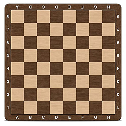 LEAP Chess Board Only 20" & 0.042" Super Thiness Mousepad Material Non-Slip Fold or Roll up Way Storage - size: Mousepad Chess Board Fold/Roll up