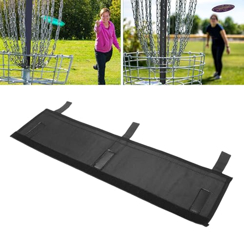 Disc Golf Basket Quieter, Oxford Fabric Weatherproof Rainproof Pad, with Touch Fastener, Ideal for Outdoor Practice Disc Golf Chains