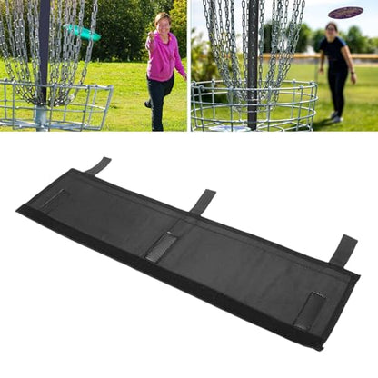Disc Golf Basket Quieter, Oxford Fabric Weatherproof Rainproof Pad, with Touch Fastener, Ideal for Outdoor Practice Disc Golf Chains