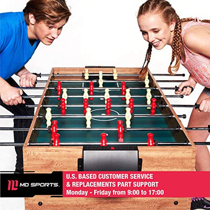 Quick Assembly and Play 48 Inch 3-in-1 Combo Game Table, 3 Games with Billiards, Hockey and Foosball, Accessories Included