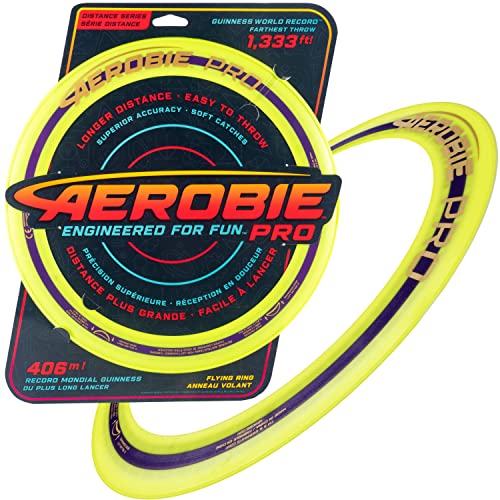 Aerobie Pro Ring Outdoor Kids Toy for Boys and Girls, All Ages, Colors may Vary