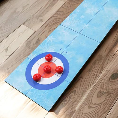Tabletop Bowling Game - Miniature Bowling Pins and Ball, Stable Smooth, Engaging Competitive Setup, Easy Assembly | Apartment Or Classroom Scenario Encouraging Friends and Family to Play Toget - color: Puck