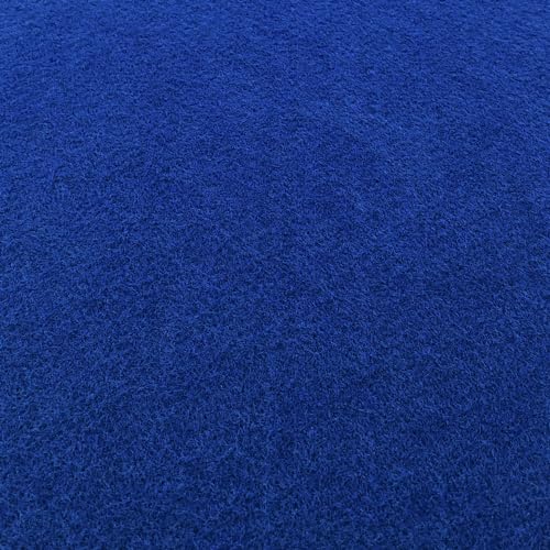 CAIT CHAPMAN HOME COLLECTION Blue Felt Game Table Cover Fitting 34"-36" Square Table - size: 40" x 40" (Square)