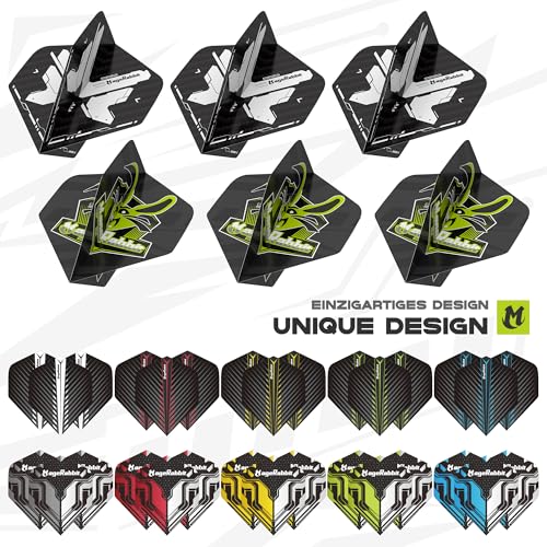 Dart Accessories Kit Including 36pcs Dart Flights 45pcs Dart Shafts for Steel/Soft Tip Darts,Sharpener, Dart Stems Remover Tool, 50 Metal Rings,50 Rubber Rings, Pack of 195pcs Accessories