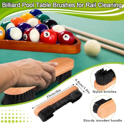 31 Pcs Pool Table Balls Billiard Accessory Kit with 16 Table Balls 1 Triangle Billiard Rack 1 Diamond Holder 12 Rack Cue Chalks 1 Brush for Friend Travel Office Desk Games Bartop - color: Gold
