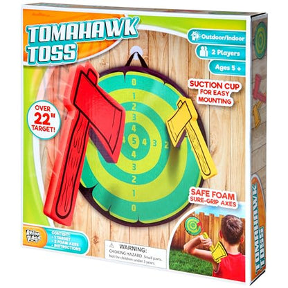 Anker Play 1000082/DOM Tomahawk Toss Safe Foam Axe Throwing Game for Kids, Multicolor, 4 Pieces