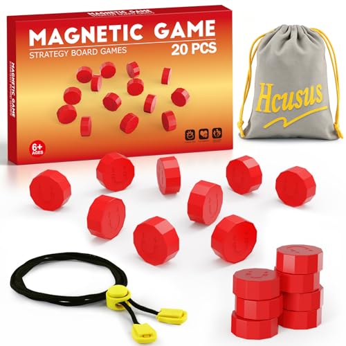 Magnet Game, Magnetic Game with String, Fun Games for Kids 8-12 and Adult, Board Game for Family Game Night and Party, Travel and Classroom, 2 Player Games