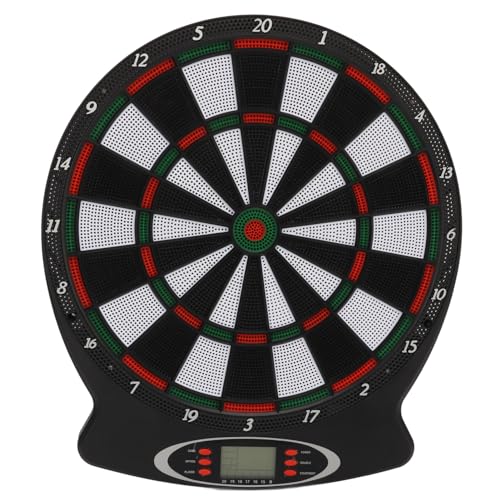 Electronic Dartboard with Precise Sensing Auto Scoring for Family Games, Supports Single & Multiplayer Modes, Home Office Entertainment