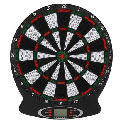 Electronic Dartboard with Precise Sensing Auto Scoring for Family Games, Supports Single & Multiplayer Modes, Home Office Entertainment