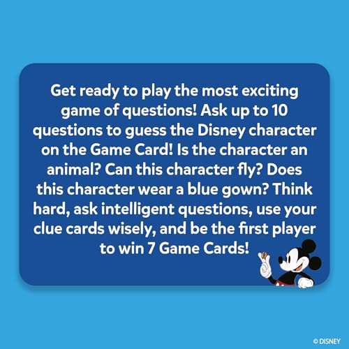 Skillmatics Guess in 10 Disney, Card Game for Girls, Boys, Kids, Teens, Adults Who Love Cinderella, Mickey Mouse, Moana, Travel Toy, Screen-Free Fun, Gifts for Ages 6, 7, 8, 9 and Up - style: 1. Disney