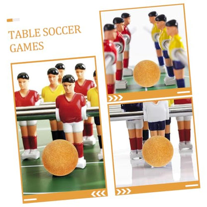 ibasenice 6pcs Table Soccer Table Football Replacements Adult Foosball Desk Game Balls Foosball Accessories