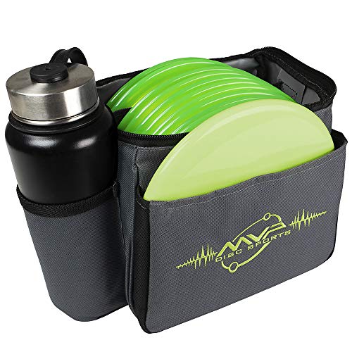 MVP Disc Sports Cell Disc Golf Starter Bag (Choose Your Favorite Color) - color: Gray/Lime