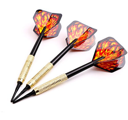 MaxMau Soft Tip Darts for Electronic Dartboard Plastic Point Dart with Standard Dart Flights 18 Darts