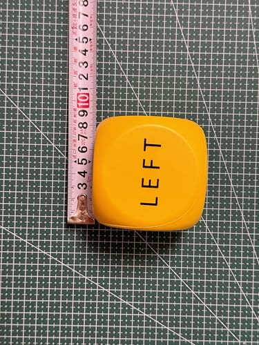 Giant Left Right Point Center Dice Game with 24 Large Chips & Carry Bag. 3.5" Jumbo Foam Indoor/Outdoor & Lawn Dice Game for Family - color: Jumbo Yellow Foam Dice