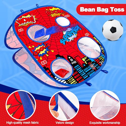 Bean Bag Toss Game Toy, 3-in-1 Corn Bag Toss Board Toy,Family Party Party Supplies for Kids,Gift for Boys Birthday or Christmas for Toddlers Ages 3-10 Year Old