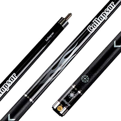 Collapsar R Series 58Inch 2-Pieces Maple Billiard Pool Cue Stick PU Grip