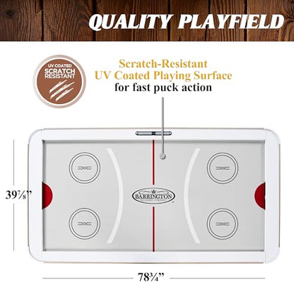 Barrington Billiards Air Hockey Table with Accessories, Perfect for Family Game Rooms | with Accessories - style: 7.5 Ft Camden