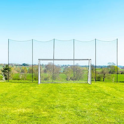 Stop that Ball™ Backstop Net Systems | Multi-Sport Ball Stop Net & Posts | Pop-Up, Freestanding & Socketed Options [7 Sizes] - size: 20ft, style: Socketed