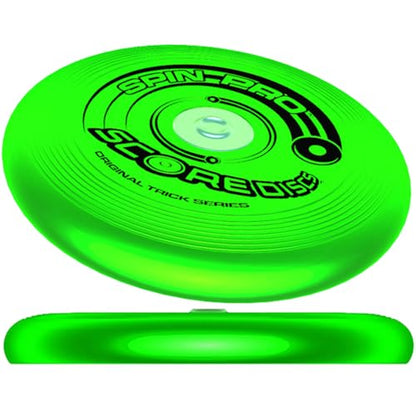 Beach & Pool Sports Disc. Throw with Precision! Spin Tricks! Soft and Durable, Waterproof, Floats, Play Anywhere! Spin & Splash Grip - Spin Zones - That's a Disc! Upgrade Your Fun! - color: Green