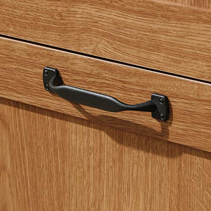 Sauder Storage Cabinet, Highland Oak Finish - color: Highland Oak