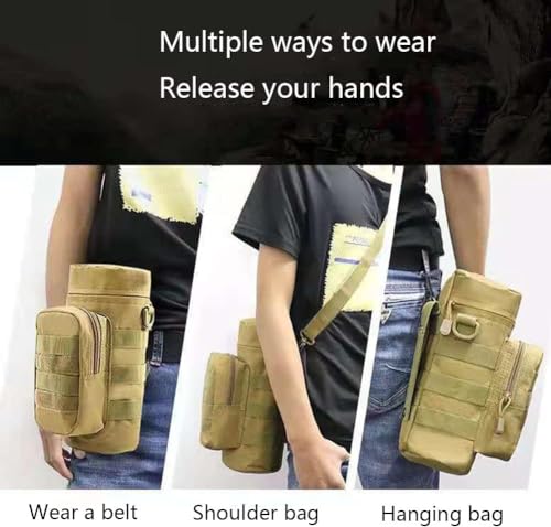 Bocce Ball Bag for 90mm 84mm 73mm 3 Bocce Game,Multifunctional, Zip Design, Powerful. Size: 27 x 12 x 12 cm、 - color: brown