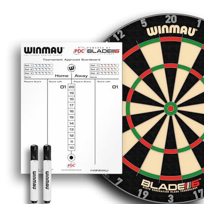 Winmau Dry Wipe Darts Scoreboard