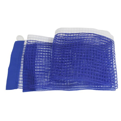 uxcell® Nylon Replacement Table Pingpong Sports Tennis Mesh Net w Pull String Blue