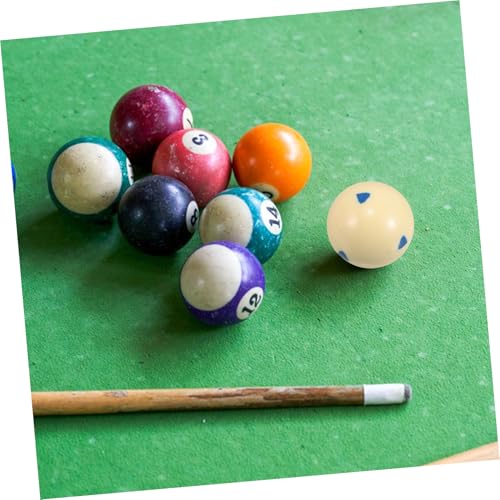 Resin Six-Point Billiard Cue Ball Pool Training Practice Artifact for All Skill Levels Precision Craftsmanship Chip-Resistant Surface Balanced Weight for Improved Control and