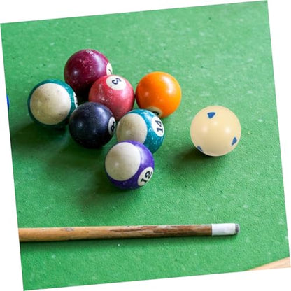 Resin Six-Point Billiard Cue Ball Pool Training Practice Artifact for All Skill Levels Precision Craftsmanship Chip-Resistant Surface Balanced Weight for Improved Control and