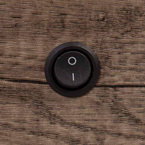 American Legend Kirkwood 9’ Shuffleboard Table with LED Rails, Bowling Game Set, Rustic Wood Finish & Accessories Included