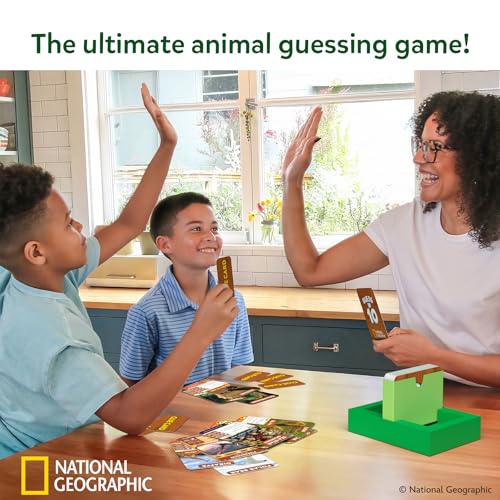 Skillmatics Guess in 10 National Geographic Animals, Educational Card Game for Kids & Families, Animal Trivia & Travel Game, Screen-Free Fun, Gifts for Ages 6, 7, 8, 9 and Up - style: 2. National Geographic